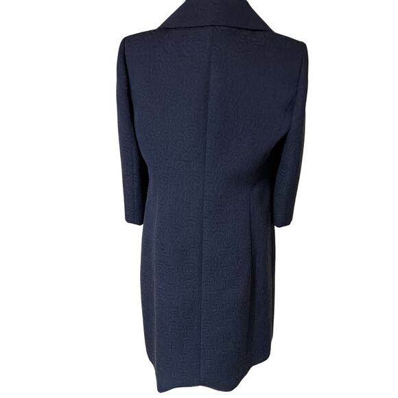 NEW Kasper Women's Crepe Topper Jacket & Sheath Sleeveless Dress Suit Blue 12P - Picture 4 of 9